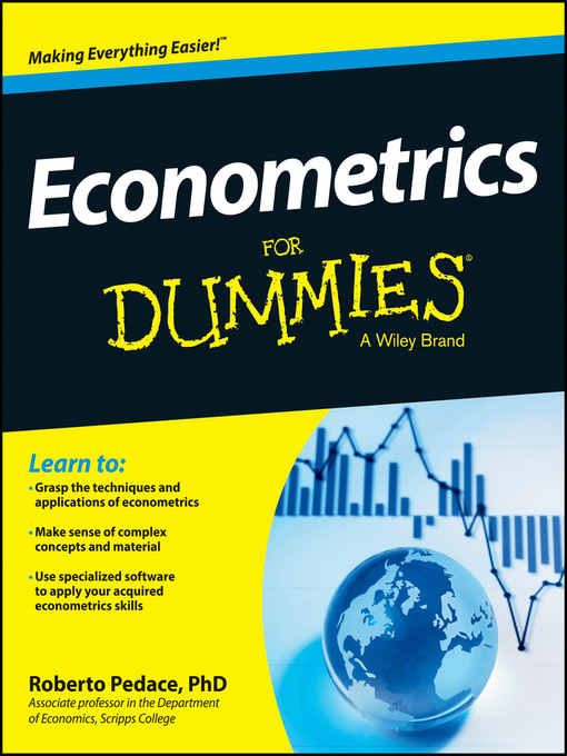 Title details for Econometrics For Dummies by Roberto Pedace - Available